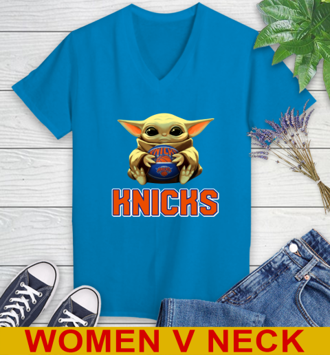 NBA Basketball New York Knicks Star Wars Baby Yoda Shirt 84