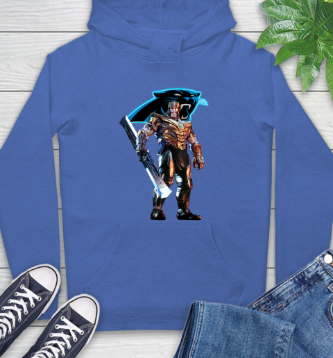 NFL Thanos Gauntlet Avengers Endgame Football Carolina Panthers Hoodie 9