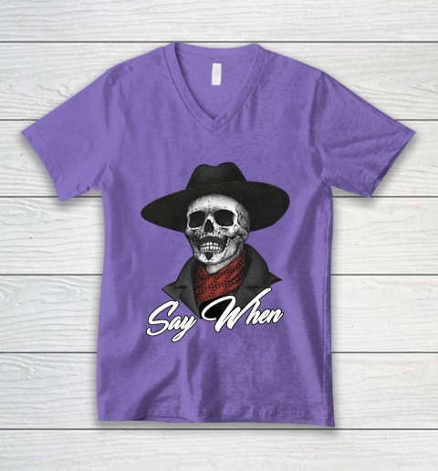 Say When V-Neck T-Shirt 8