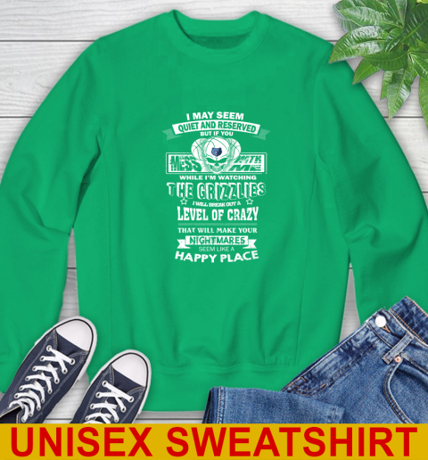 Memphis Grizzlies NBA Basketball If You Mess With Me While I'm Watching My Team Sweatshirt 8
