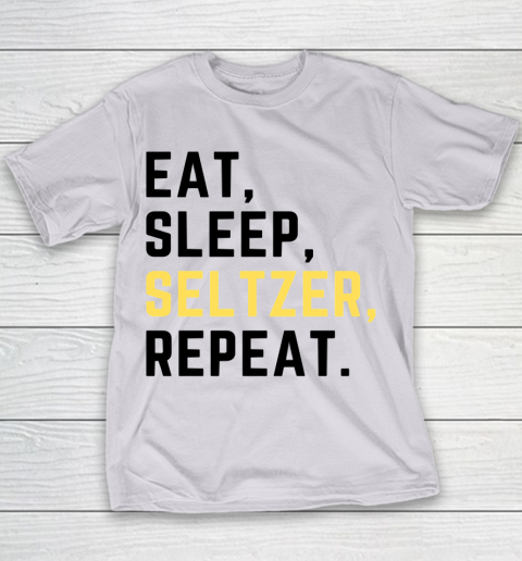 Bud Light Seltzer  Eat Sleep Seltzer Repeat Youth T-Shirt 2