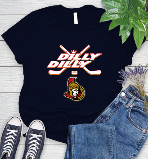 NHL Ottawa Senators Dilly Dilly Hockey Sports Women's T-Shirt 3