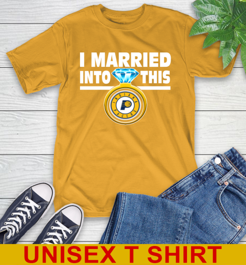Indiana Pacers NBA Basketball I Married Into This My Team Sports T-Shirt 2