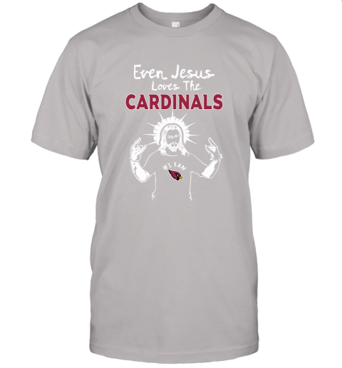 Arizona Cardinals NFL Football Even Jesus Loves The Cardinals Shirt Women's  V-Neck T-Shirt