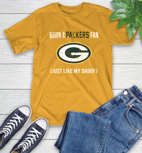 NFL Green Bay Packers Football Loyal Fan Just Like My Daddy Shirt T-Shirt 2