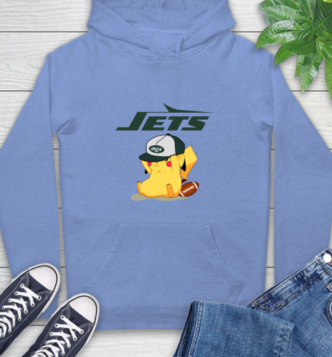 NFL Pikachu Football Sports New York Jets Hoodie 11