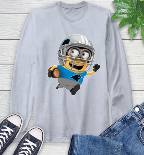 NFL Carolina Panthers Minions Disney Football Sports Long Sleeve T-Shirt 6