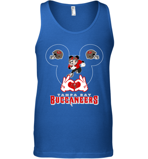 hto3 i love the buccaneers mickey mouse tampa bay buccaneers s unisex tank 17 front royal