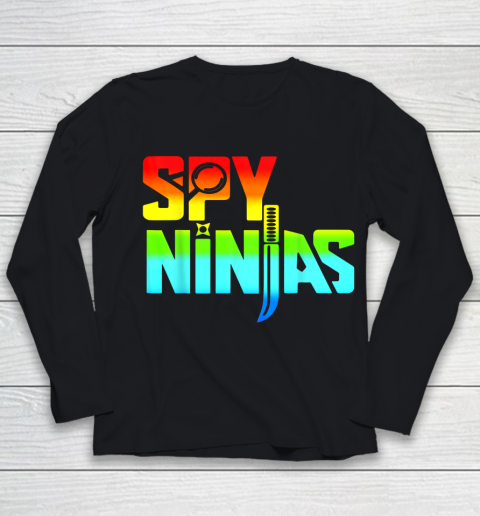 Spy Gaming Ninja Game Boys Girls Kids Cute Ninja Youth Long Sleeve