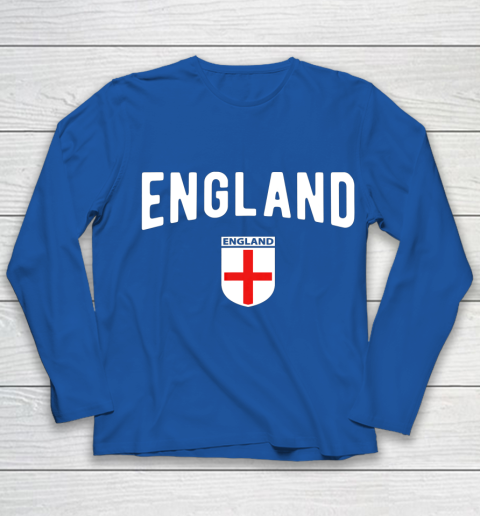 England Soccer Jersey 2021 2022 Football Team Youth Long Sleeve 7