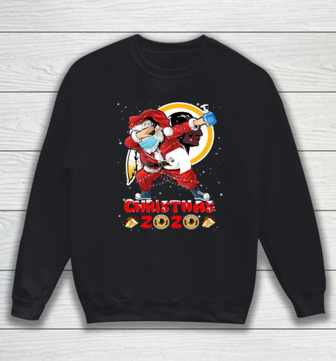 Washington Redskins Funny Santa Claus Dabbing Christmas 2020 NFL Sweatshirt