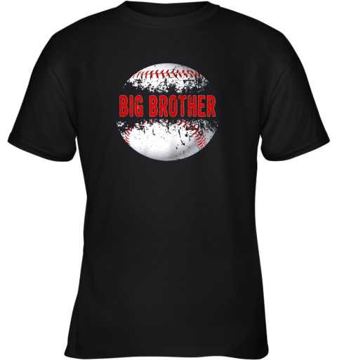 Baseball Softball Lover Ball Big Brother Shirt Father's Day Youth T-Shirt