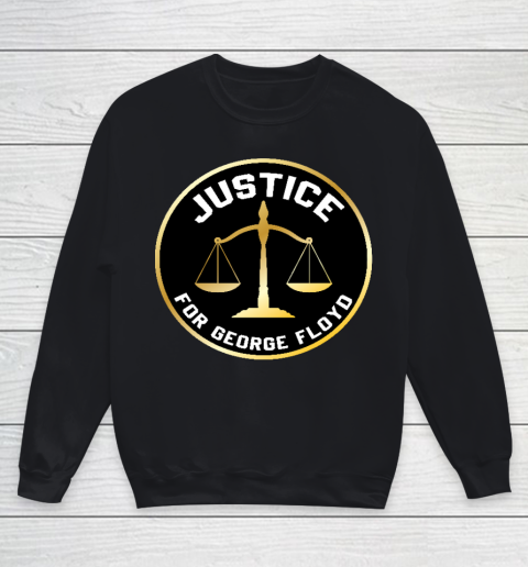 Justice For George Floyd Youth Sweatshirt