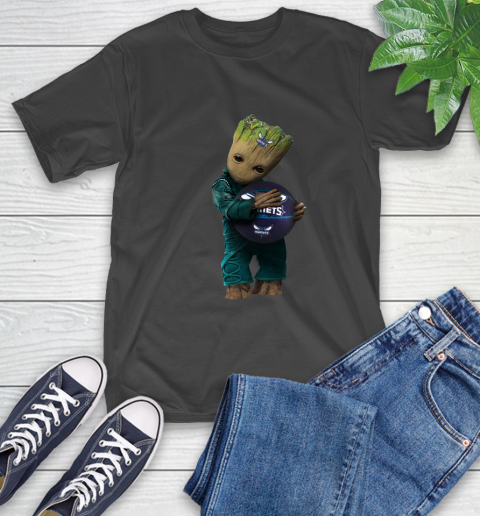 NBA Groot Guardians Of The Galaxy Basketball Sports Charlotte Hornets T-Shirt 2