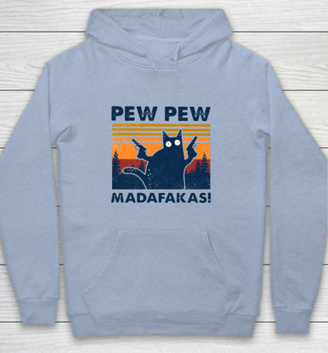 Cat Pew Pew Madafakas Vintage Youth Hoodie 5