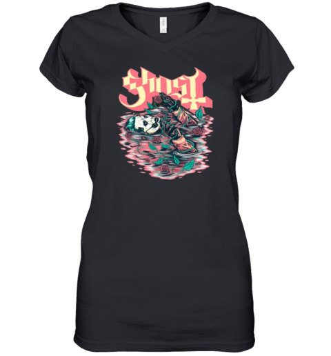 Ghost Raphaelite Women's V-Neck T-Shirt