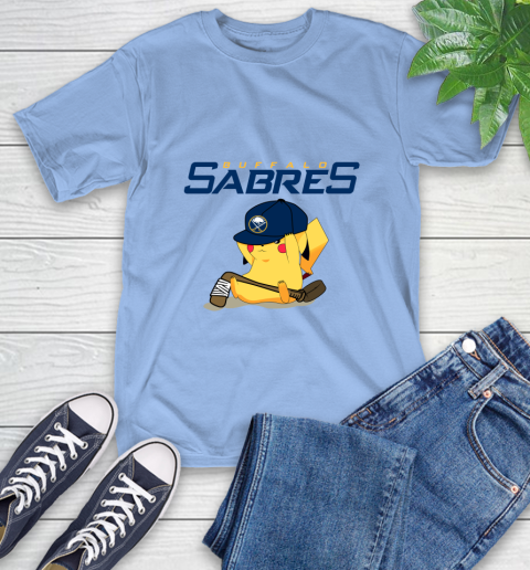 NHL Pikachu Hockey Sports Buffalo Sabres T-Shirt 11