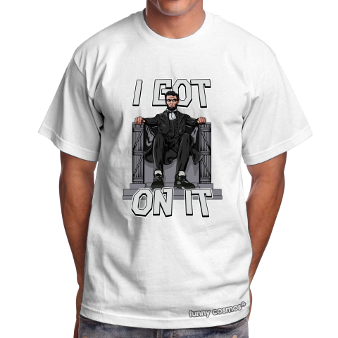 Air Jordan 5 Black Metallic Matching Sneaker Shirt Lincoln I Got On It Black Sneaker Shirt