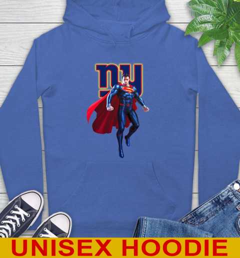 NFL Superman DC Sports Football New York Giants Hoodie 9