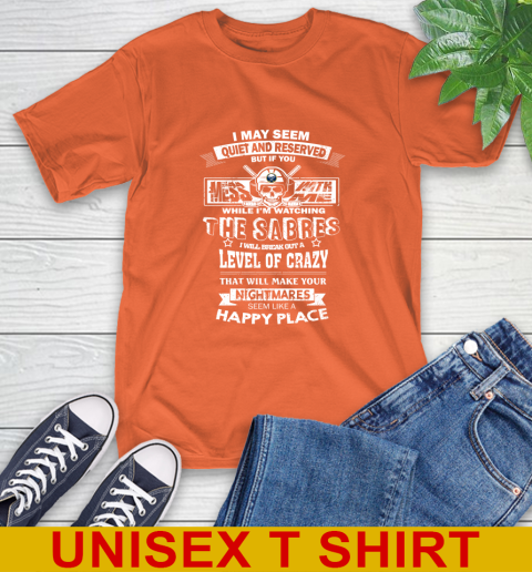 Buffalo Sabres NHL Hockey If You Mess With Me While I'm Watching My Team T-Shirt 4