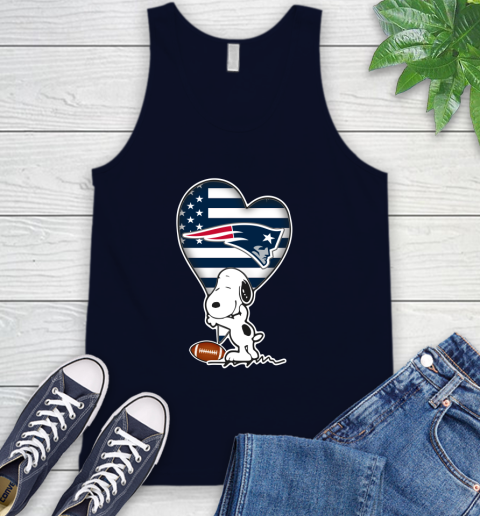 New England Patriots NFL Football The Peanuts Movie Adorable Snoopy Tank Top 3