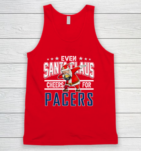 Indiana Pacers Even Santa Claus Cheers For Christmas NBA Tank Top 5