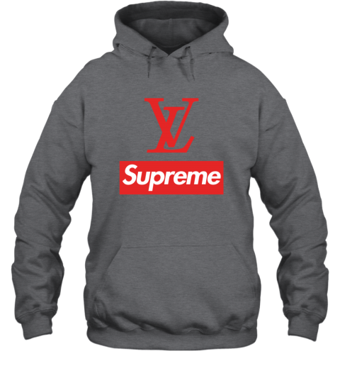 Supreme X Louis Vuitton Hoodie In Red
