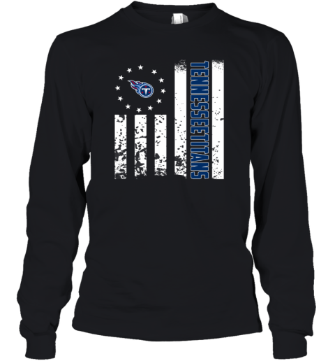 NFL Tennessee Titans American Flag Youth Long Sleeve