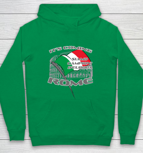 ITALIA Football Champions  SIAMO CAMPIONI D'EUROPA It's coming Rome Youth Hoodie 4