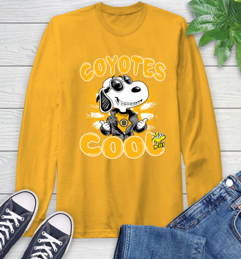 NHL Hockey Boston Bruins Cool Snoopy Shirt Long Sleeve T-Shirt 2