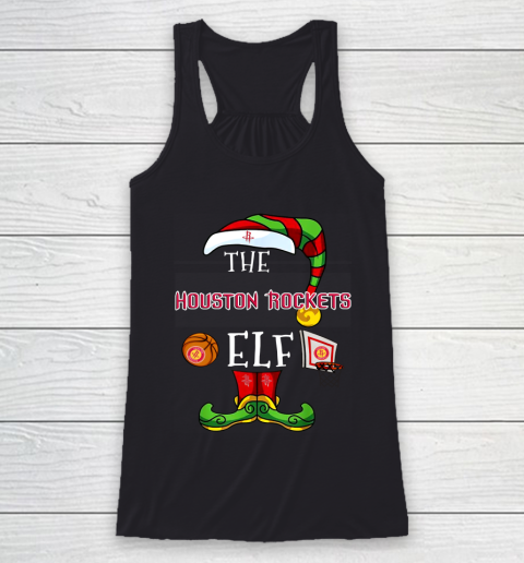 Houston Rockets Christmas ELF Funny NBA Racerback Tank
