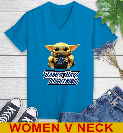 NHL Hockey Tampa Bay Lightning Star Wars Baby Yoda Shirt 84