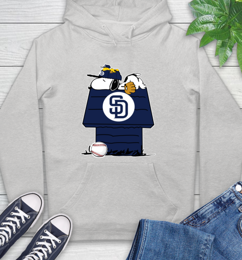 MLB San Diego Padres Snoopy Woodstock The Peanuts Movie Baseball T Shirt Hoodie