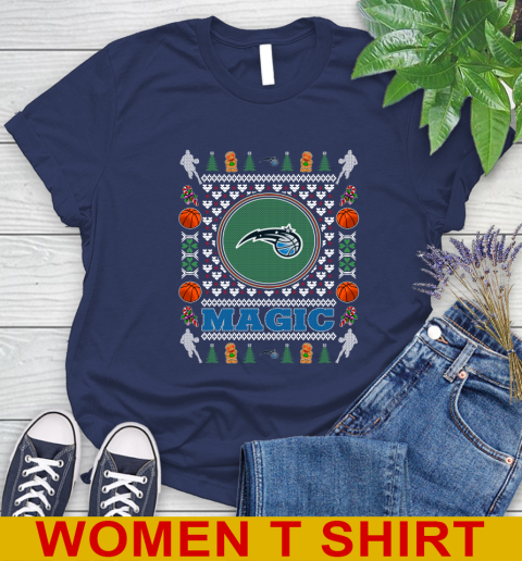 Orlando Magic Merry Christmas NBA Basketball Loyal Fan Women's T-Shirt 12