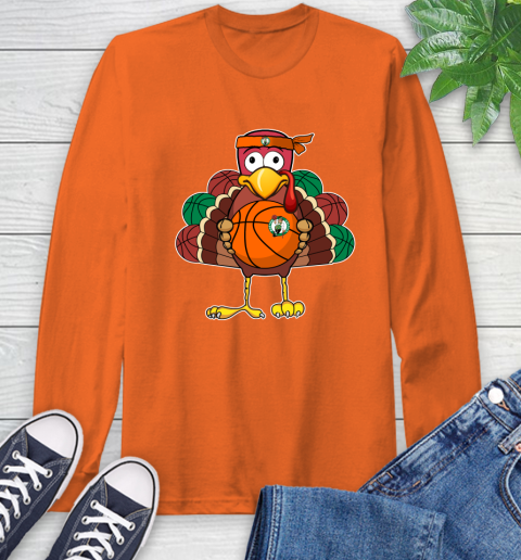 Boston Celtics Turkey thanksgiving day Long Sleeve T-Shirt 5