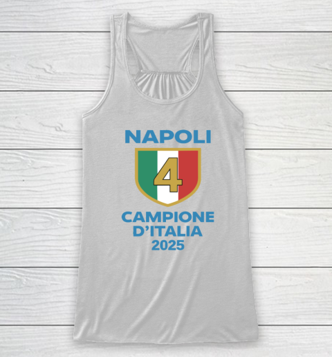 Napoli Campione D'Italia 2025 Racerback Tank