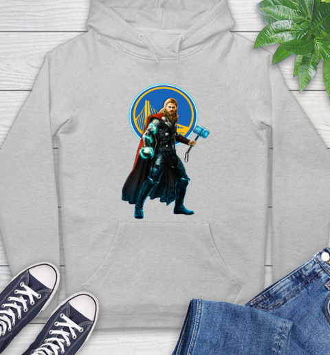 NBA Thor Avengers Endgame Basketball Golden State Warriors Hoodie 6