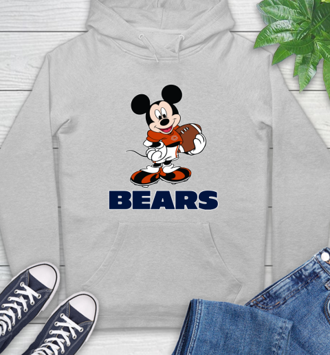 NFL Football Chicago Bears Cheerful Mickey Mouse Shirt Hoodie 6