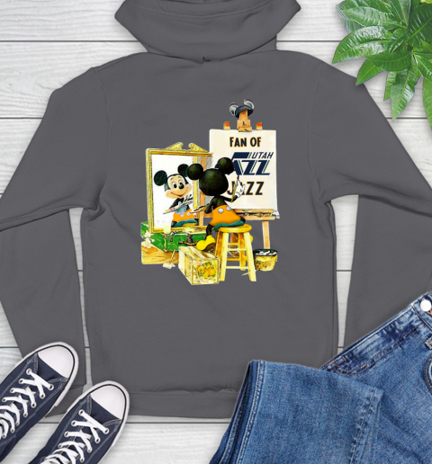 NBA Basketball Utah Jazz Mickey Drawing Shirt 20