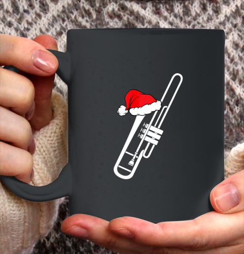 Christmas Gift Trombone Santa Trombone Funny Xmas Pajama Ceramic Mug 11oz