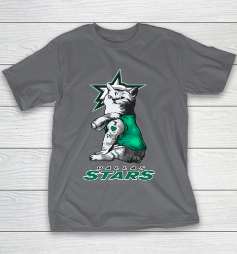 NHL My Cat Loves Dallas Stars Hockey Youth T-Shirt 5