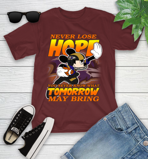 Buffalo Bills NFL Football Mickey Disney Never Lose Hope (2) Youth T-Shirt 14