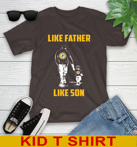Indiana Pacers NBA Basketball Like Father Like Son Sports Youth T-Shirt 6