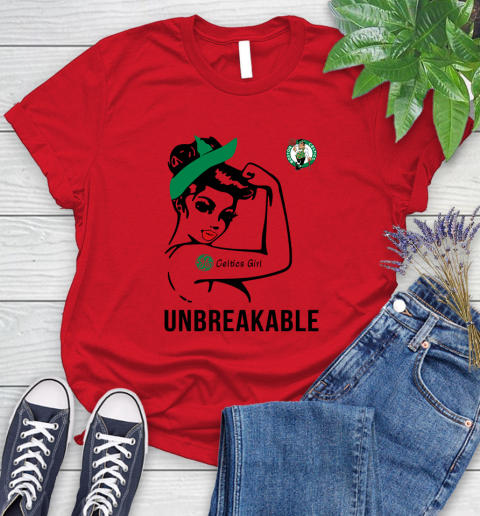 NBA Boston Celtics Girl Unbreakable Basketball Sports Women's T-Shirt 9