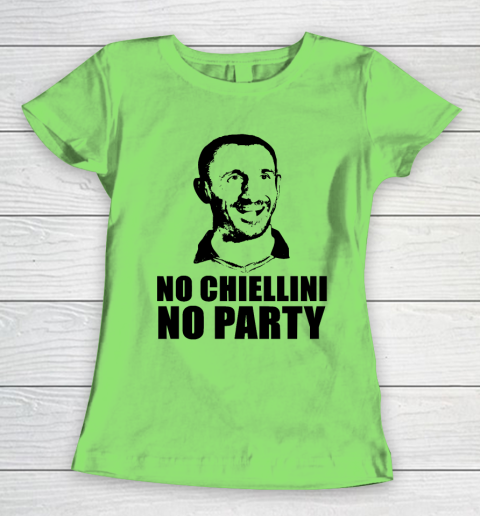 No Chiellini, No Party Italia Champion Euro Player Women's T-Shirt 5