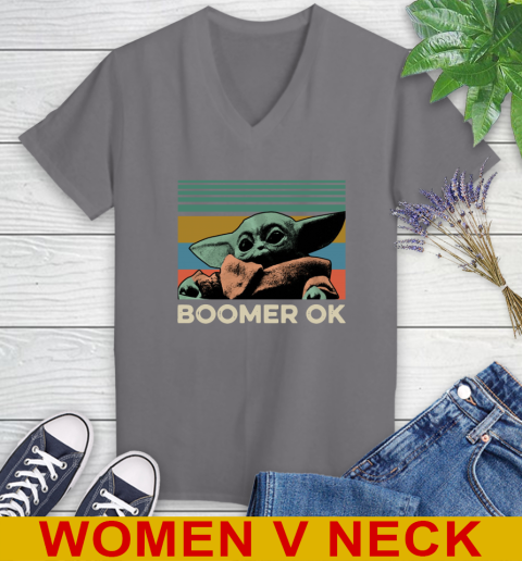Baby Yoda Boomer OK Star Wars Vintage Shirts 83