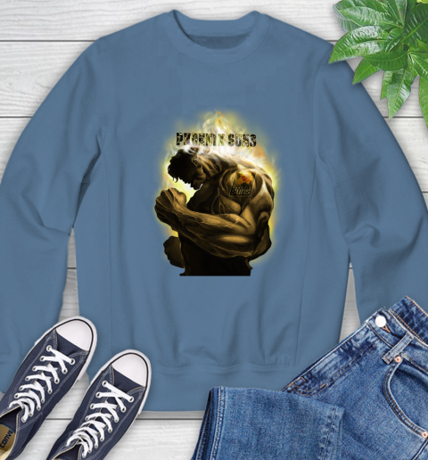 Phoenix Suns NBA Basketball Hulk Marvel Avengers Sports Sweatshirt 8