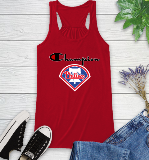 MLB Baseball Philadelphia Phillies Champion Shirt Racerback Tank 4