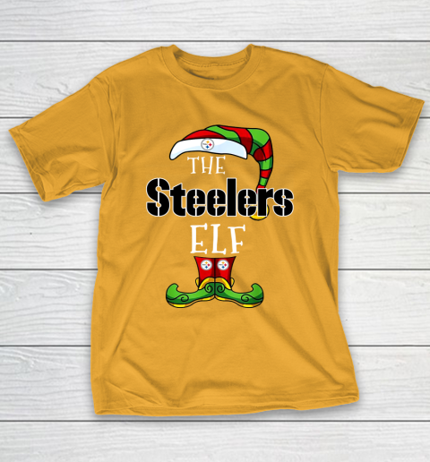 Pittsburgh Steelers Christmas ELF Funny NFL T-Shirt | Tee For