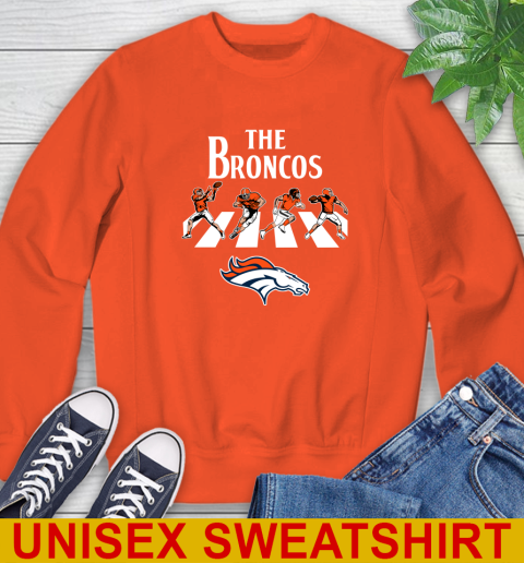 NFL Football Denver Broncos The Beatles Rock Band Shirt Sweatshirt 3